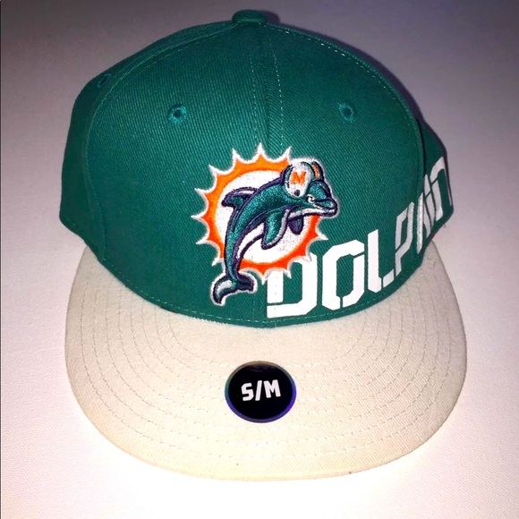 Miami Dolphins Flatbill Hat Cap - Picture 1 of 6